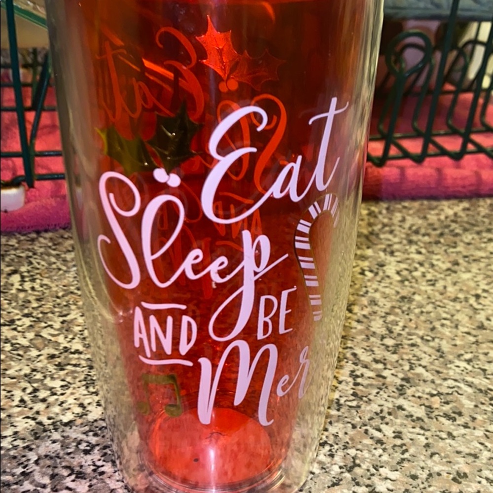 Bright Red  Cute Xmas Gift Cup